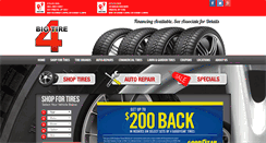 Desktop Screenshot of big4tire.com