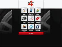 Tablet Screenshot of big4tire.com